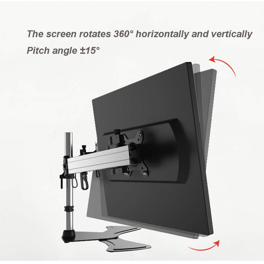 Pied Ecran PCSupport De Moniteur, Adapté pour Bras De Moniteur LCD LED 15-27 Pouces, Support De Bureau D'affichage Transparent à 3 écrans, Support De Travail PC(Size:Style 3)