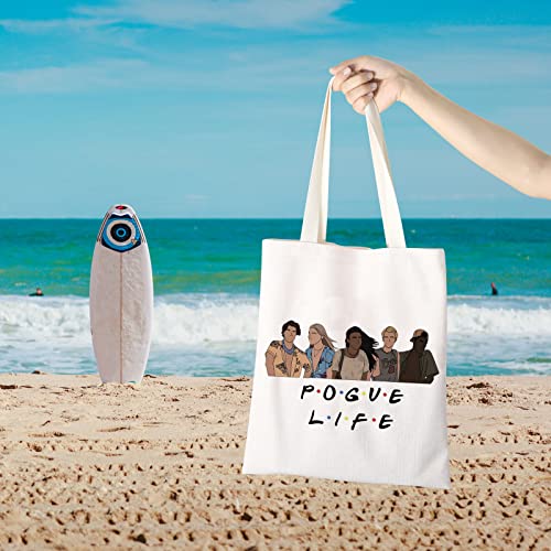 Outer Pogue Life Banks Zipper Pouch OBX North Carolina Friends John B JJ Pope Kiara Makeup Bag for Women (Pogue Tote EU) - Image 3
