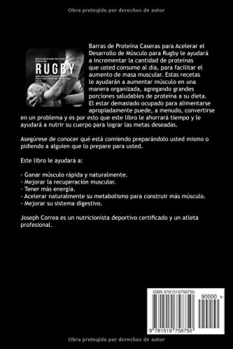 Barras de Proteina Caseras para Acelerar el Desarrollo de Musculo para Rugby: Aumente naturalmente e