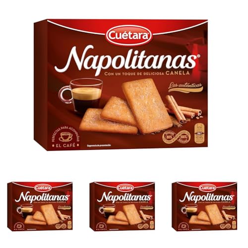 Galletas Cuetara Napolitanas Con Canela 500gr (Lot de 4)