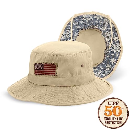 Panama Jack USA Bucket Hat ligero, plegable, protección solar UPF 50+ miniatura 7
