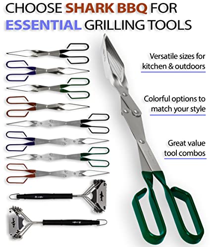 Pinzas para Parrilla 2-Pack 17" y 13" Acero Inoxidable miniatura 3