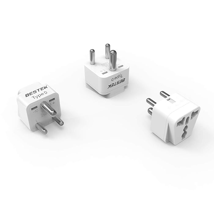 Buy BESTEK India, South Africa Travel Plug Adapter, Grounded Universal