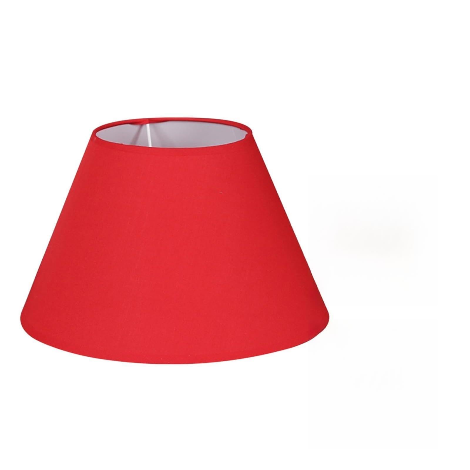 HKYBCF Lamp Shade Wall Lamp Simple Desk Shade Candlesticks Decor Chandelier Decoration 2300X2300X1700CM Cloth Lampshade for Bedroom(Red)