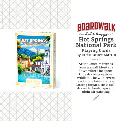 Boardwalk Puzzles Naipes Hot Springs National Park miniatura 6
