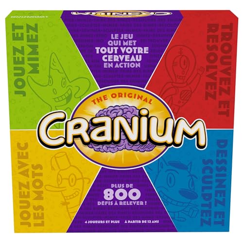 FUNKO Games - CRANIUM Classique - Jeu d'Ambiance Délirant - Adultes et Enfants dès 12 Ans - 800 Défis à Jouer en Famille ou Entre Amis - Matériel Inclus - 45 Min - 4 Joueurs et +