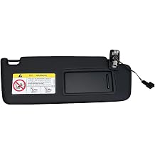 Car Interior Sun Visor For Skoda For Octavia 3 A7 Superb MK3 Rapid For Seat Arona Ateca Ibiza ST 5GG857551 5GG857552 5G0857551 5G0857552 Black SunvisorRight Side
