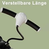 TQUEG Pogo Jumper Ugrálólabda Fogantyúval és Pumpa 100kg Terhelhetőség Fekete 5