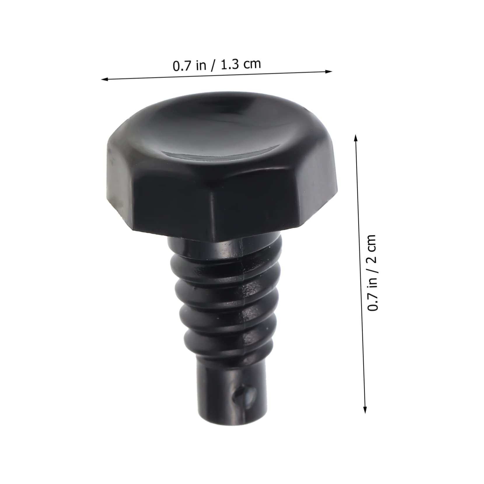 Yardwe 5pcs Billiard Cue Tip Protectors Plastic Pool Cue End Covers Pool Cue Accessories Cue Bottom Protection Cue Tip Scuffer