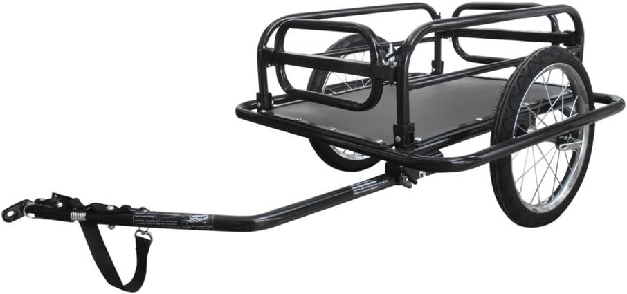 M-Wave No Name Bicycle Trailer Foldable Frame - Black