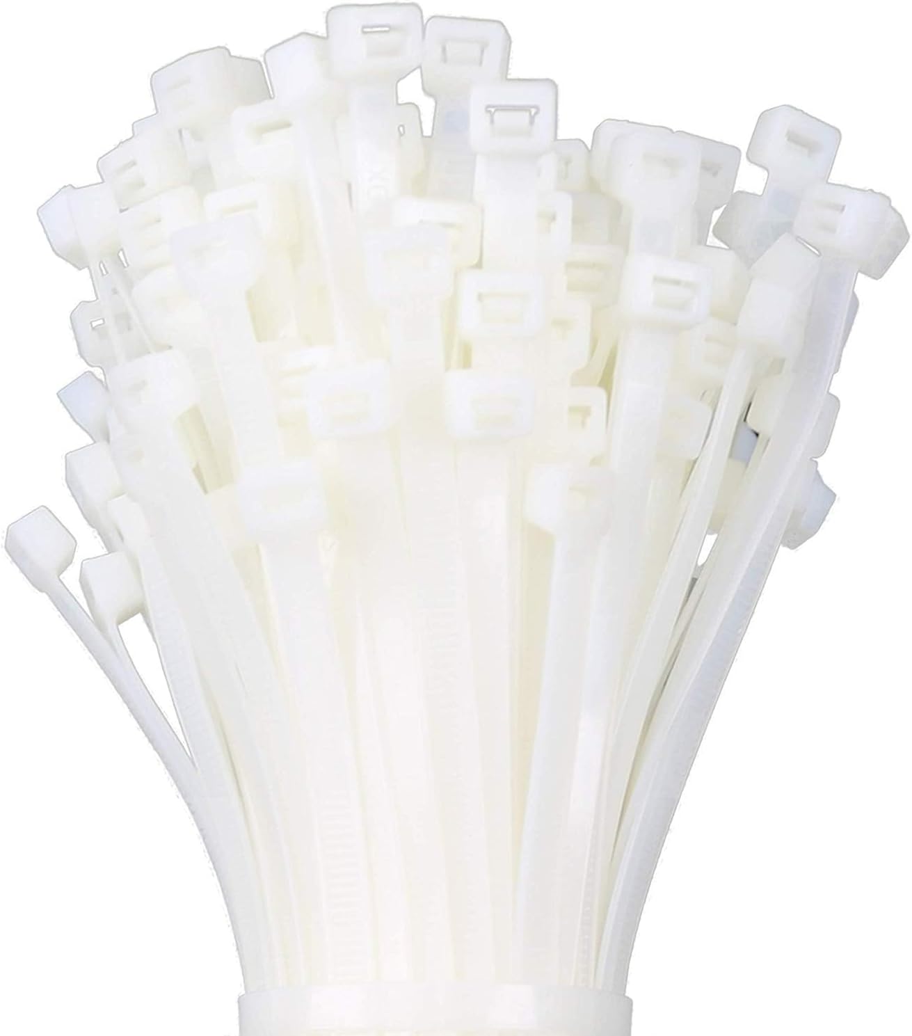 Cable Ties White 300mm x 4.8mm Pack of 100