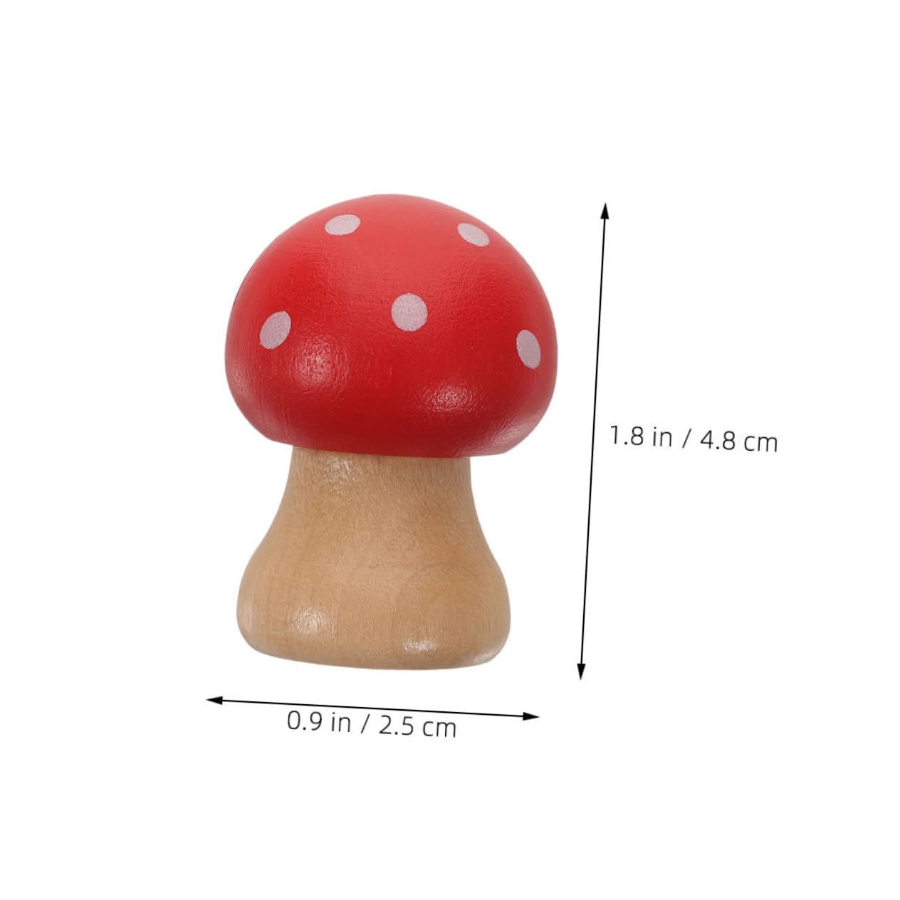 Gogogmee Adorable Wooden Mushroom Memo Clip Cute Desk Decorations for Office and Home Versatile Photo Holder for Notes and Cards Charming Whimsical Design Compact