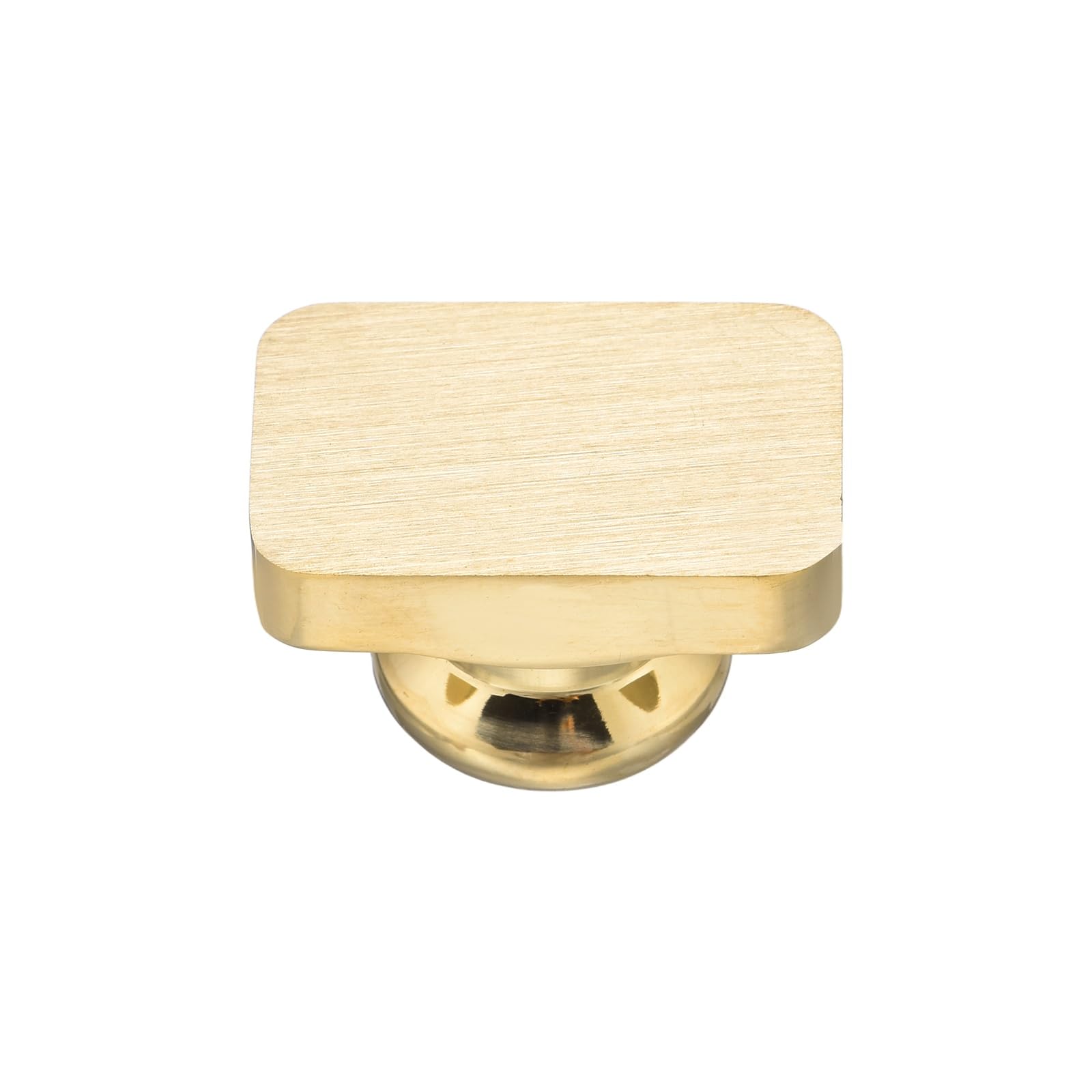 Sello de cera en blanco de latón vintage PATIKIL con cabezal rectangular para lacrado