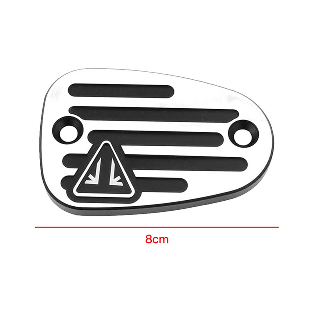 Accessori per motociclette Triumph Bonneville T120 T100 Bobber 1200 Nero T120 Tappo del cilindro del freno anteriore in alluminio per motocicletta Coperchio del serbatoio del liquido