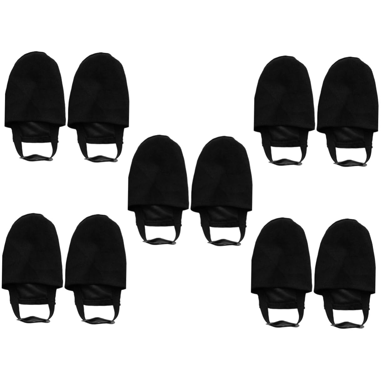 BESPORTBLE 5 Pairs Bowling Supplies Men's Bowling Shoe Covers Sliding Pads for Accessory Boys and Girls