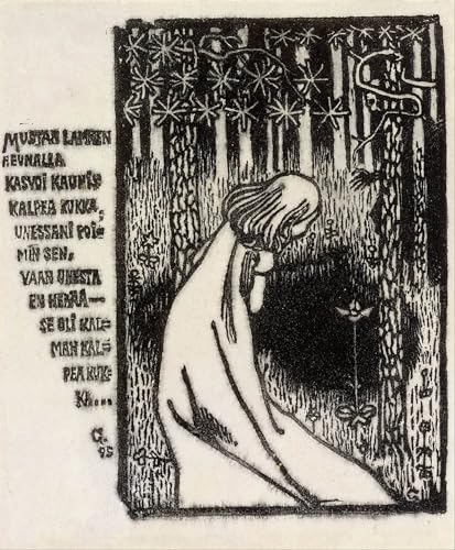 Tableaux en toile Akseli Gallen Kallela Fleur de la mort 60x90cm