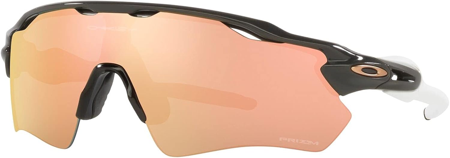 Oakley Men's Oo9208 Radar Ev Path Rectangular Sunglasses Carbon/Prizm Rose Gold 38 Millimeters
