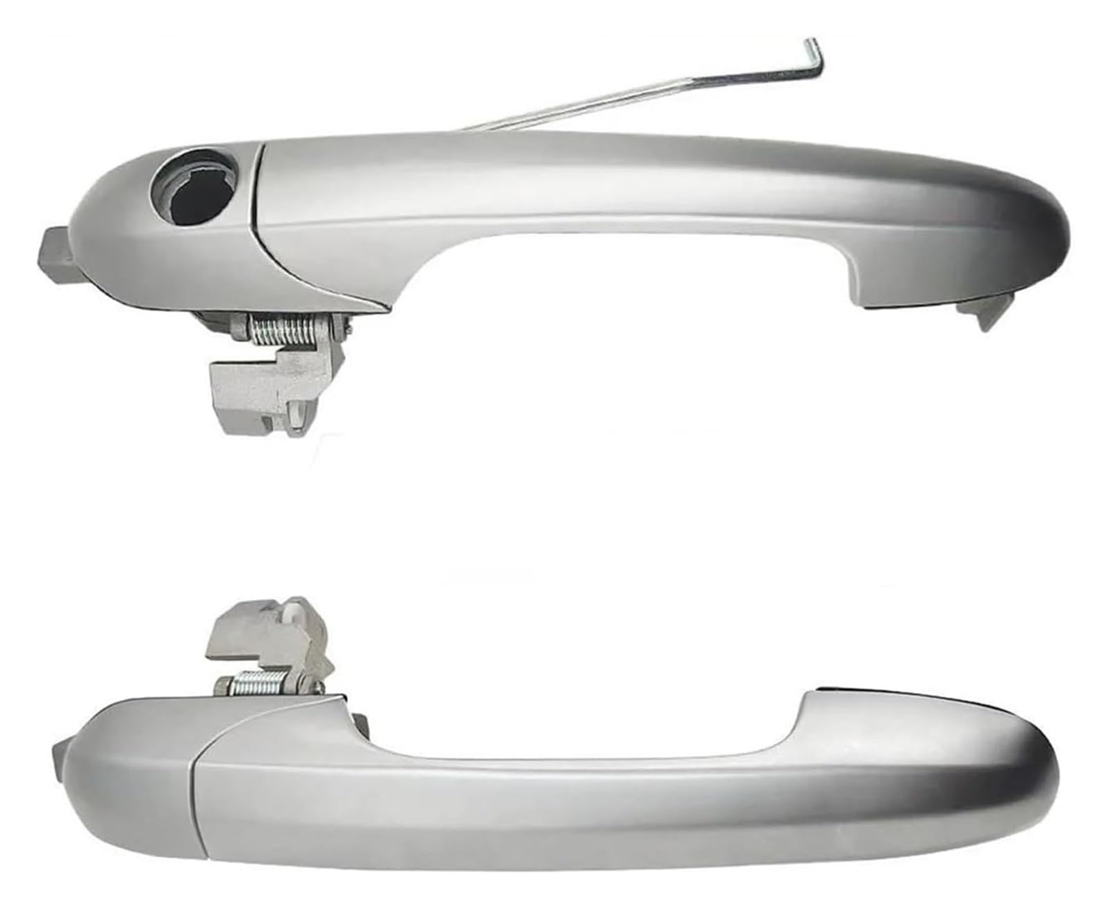 Qwqthgs Lhd Front L R Car Exterior Door Handle Cap For Alfa For Romeo 147 2000-2010 Lhd Exterior Door Handle Front Left Or Right Outer 156073261 156073259(Lhd Front L R)