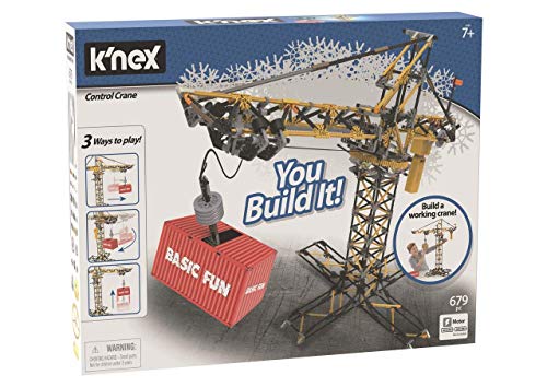 K'nex Imagine   Grúa de construcción con Motor, Juego de Construcción, 817 piezas, +9 años (Ref. 41329)