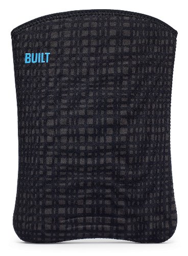 BUILT Neoprene Slim Sleeve for all iPads, Graphite Grid