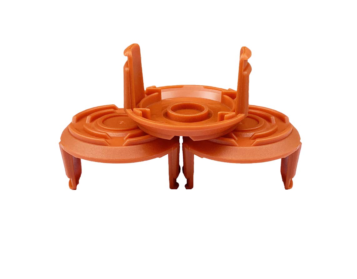 DFSFDS Spool Cap Covers 50006531 Replacement Parts Fit for WG151s WG151 WG152 WG150s WG150 WG152 WG155s WG155 WG160 WG165 Cordless Grass Trimmers(3 Pack)