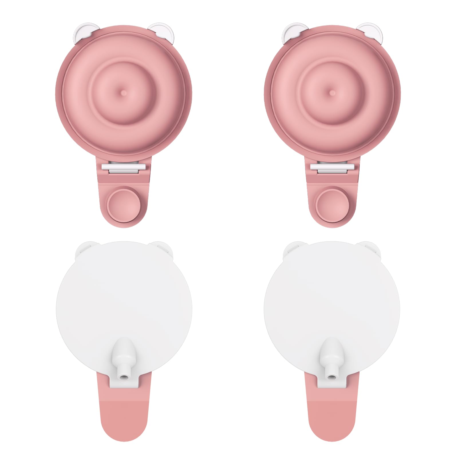4PC Upgraded M9 Breast Pump Replacement Part, Including 4pcs Double-Layed Diaphragms for Momcozy Upgraded Mobile Flow | Upgraded M9,Breastfeeding Parts, Diaphragms, 4PC Red, Not Original Parts