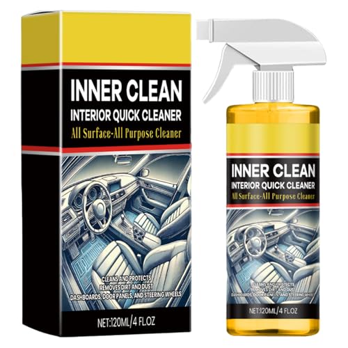 Generico Regenerador para plásticos de coche – 120 ml Limpiador regenerador de interiores, detergente revitalizante para vehículos | Apto para asientos de salpicadero, SUV, furgonetas, coches y