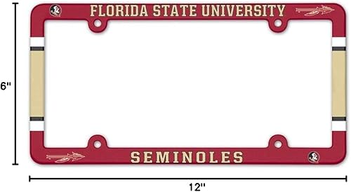 Vista 31 de NCAA Placa de vehículo con marco a todo