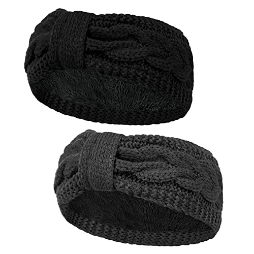 Fascia Capelli Caldo Donna Inverno Fasce in Maglia Invernale All'uncinetto Cerchietto, Turbante Autunno Inverno Lana Accessori per Capelli Ragazze