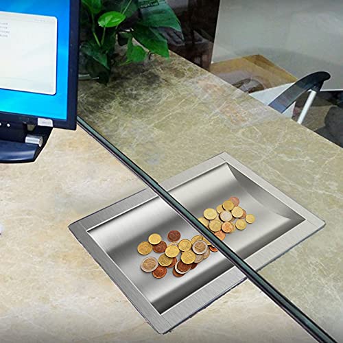 Marada 10 L X 14 W X1.6 H Cash Register Tray All Brushed 304 Stainless Steel Window Tray High Standard Drop-In Deal Tray #TOP4
