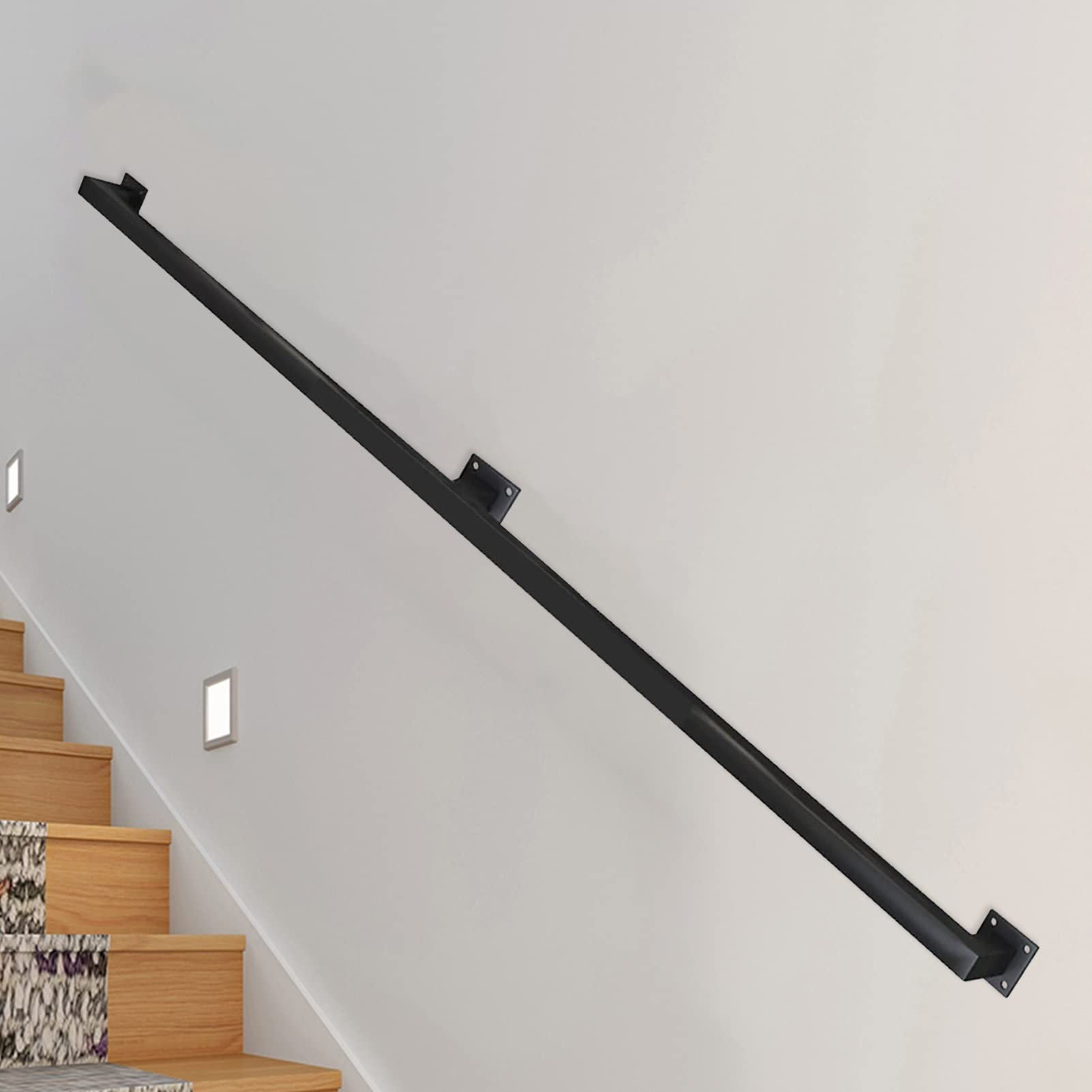 Main courante de sécurité pour escalier extérieur de jardin et terrasses familiales 150cm