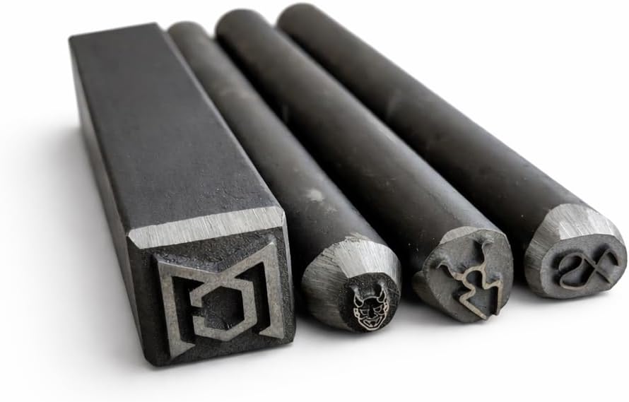 Custom Metal Stamp for Metal Stamping Punch Tool Kit, Personalized Metal Hand Stamp, Jewelry Punch Stamp, Stamps for Business Branding Logo Marking, Metal Stamping Tools for Business Branding