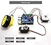 Geekworm Raspberry Pi 4B/3B+/3B Full Function Motor HAT, Robot Expansion Board Support Raspberry Pi 4 Molde B, 3B+/3B/2B/B+ (Stepper/Motor/Servo/IR Remote)