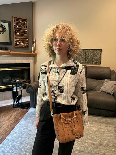 Tokidoki PU Leather Shoulder Bag PU Leather Handbag Tote Bag for Ladies Backpack Purse for Work Travel (gamboge)2