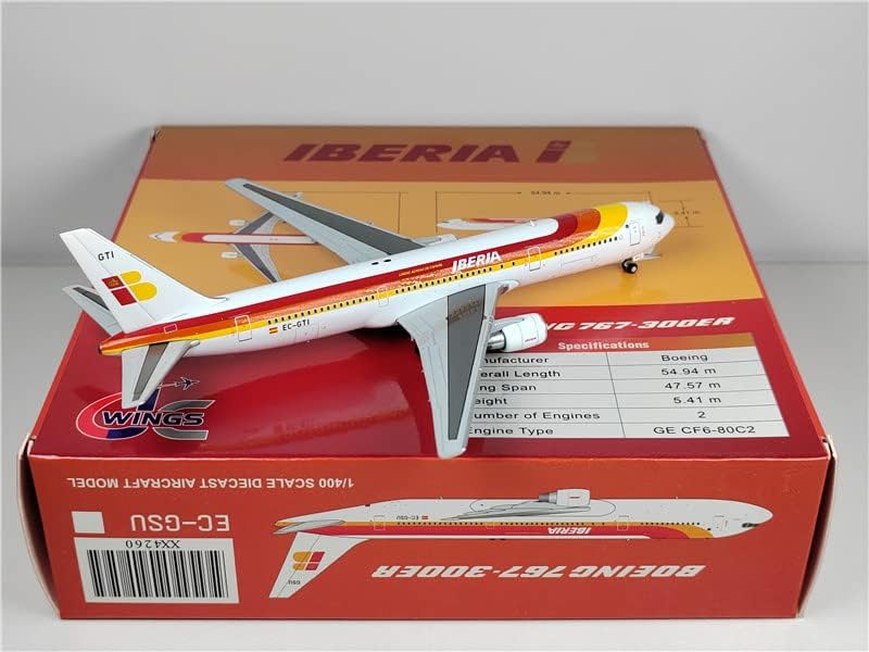 ACE HOBBY for JC Wings for Iberia for Boeing B767-300 EC-GTI 1:400 Aircraft Pre-Built Model
