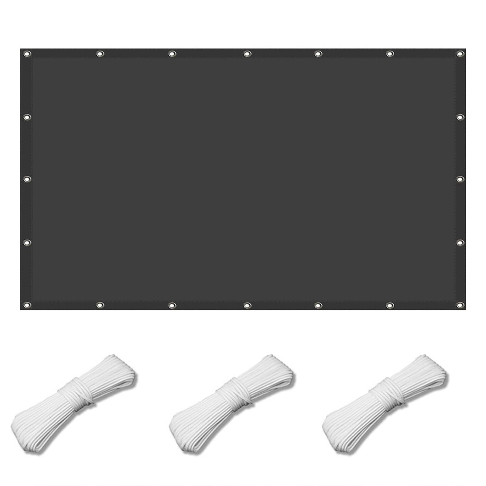 Voile d'ombrage rectangulaire imperméable anti pluie et chaleur pour abriter votre salon de jardin
