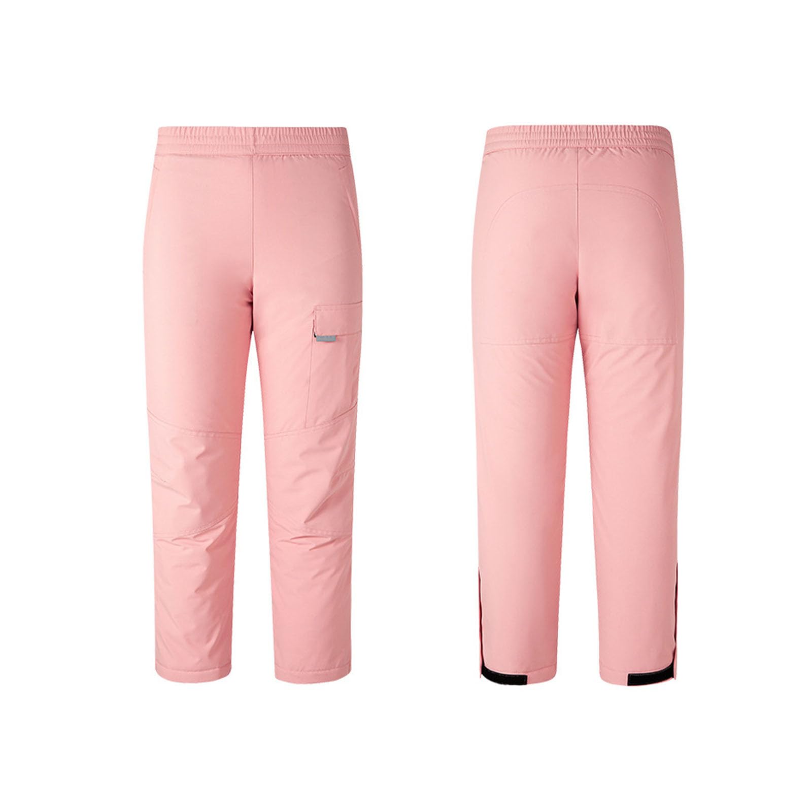 Pantalones impermeables para niña, transpirables, con forro polar, para lluvia, cálidos, pantalones para niños, pantalones de senderismo para niños