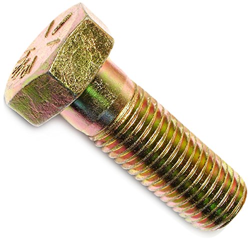 Image of Hard-to-Find Fastener 014973255824 Grade 8 Coarse Hex Cap Screws, 1-8 x 3-Inch, 5-Piece