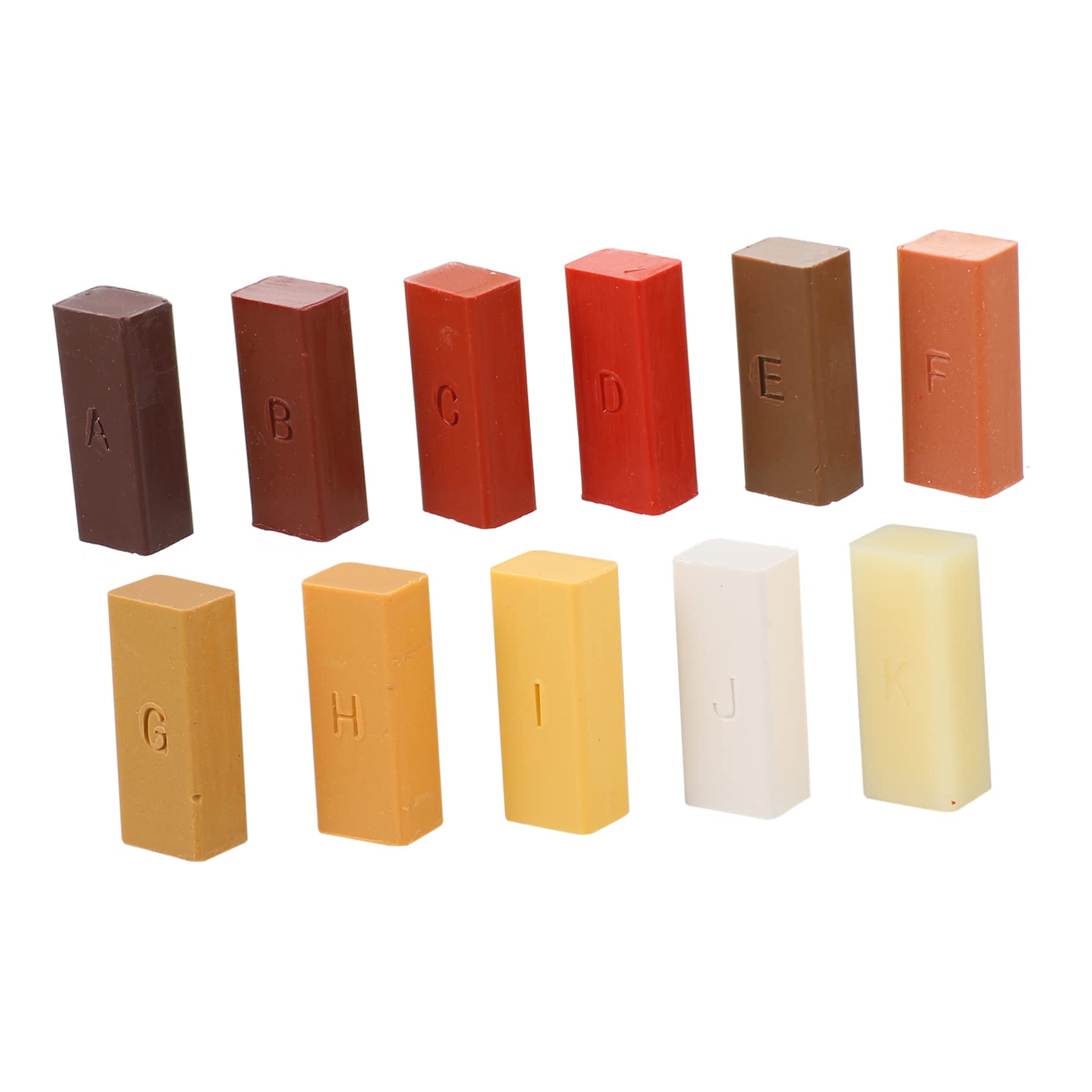 CALLARON Kit Riparazione Legno Blocchi di Cera Paraffina per Parquet Ripara Graffi e Copre Imperfezioni