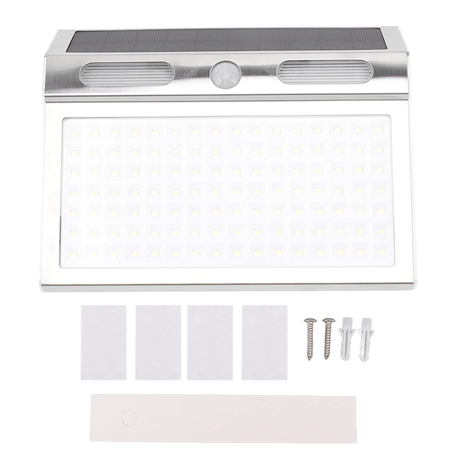 Luces Solares para Exteriores Luz de Pared con Sensor Solar IP65 Impermeable 112 LED Lámpara de Pared con Sensor de Movimiento Solar Luces de Pared Solares para Exteriores para Puerta de Entrada, Pati