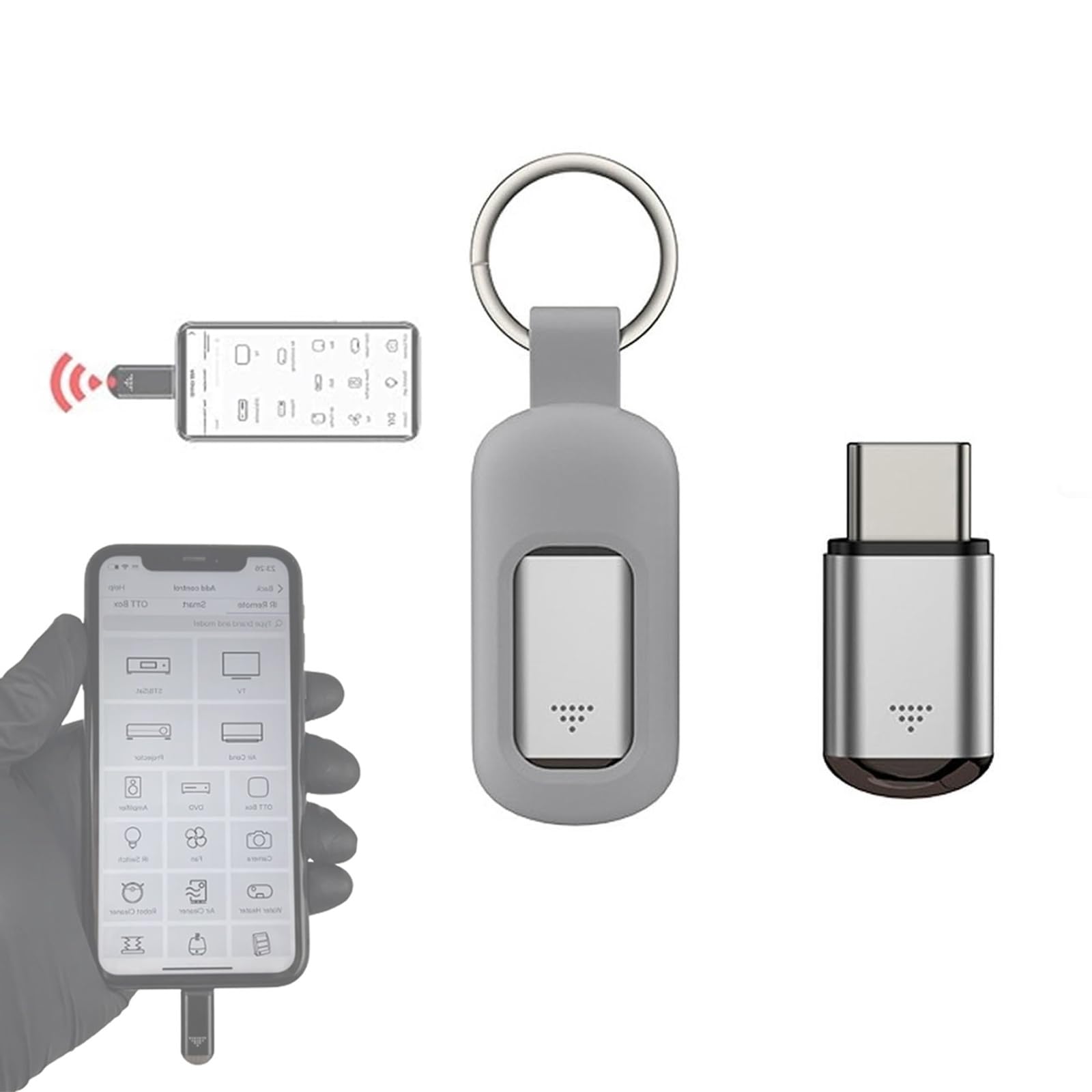 Cyberbender- Cyber Bender Device, Device, Hacking Device, Iflipper Zero Device, Cyberbender Remote, Remote, Cyberbender Hacking USB(Silver,for Type C)