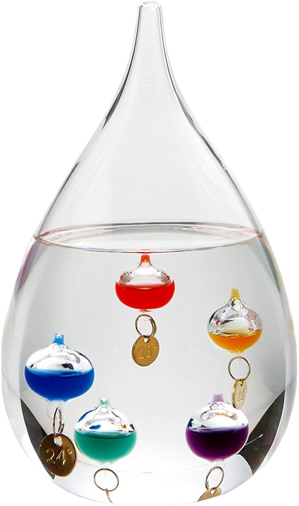 カラフルなガラス製温度計 Amazon.co.jp: ナリカ 茶谷産業 Fun Science ガラスフロート温度計L