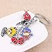 Modi Ladybug Cat Keychain Charm Pendant Kwami Tikki & Plagg