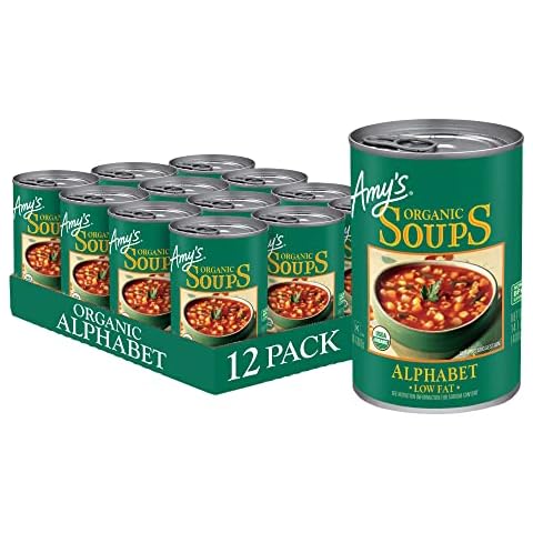 Amy's Organic Alphabet Soup, Vegan, Gluten-Free, Low Fat Cover