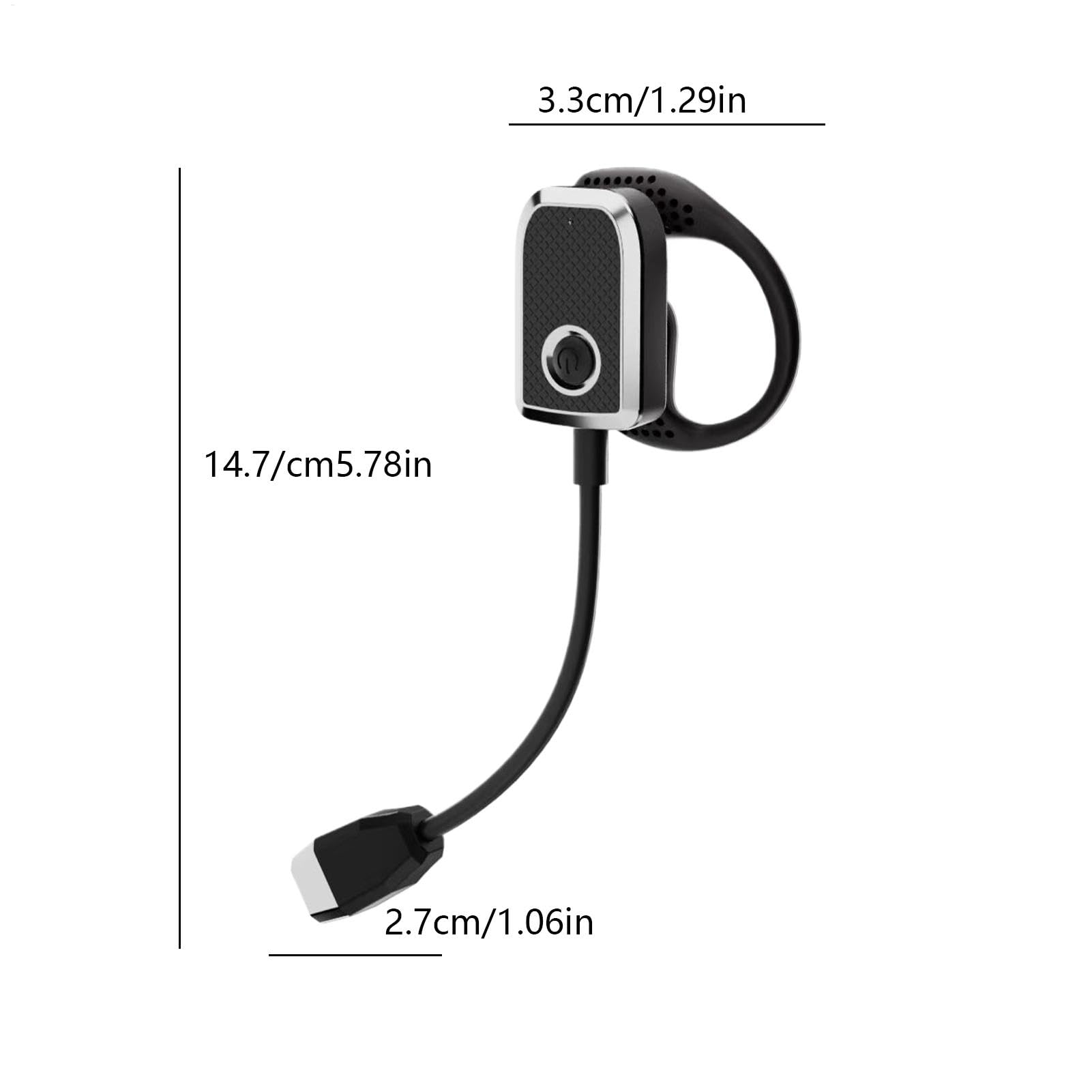 Générique Ear Wearing Reading Light, Ricaricabile Led Folding Ear Light, Regolabile Lightweight for Home, Travel, Camping