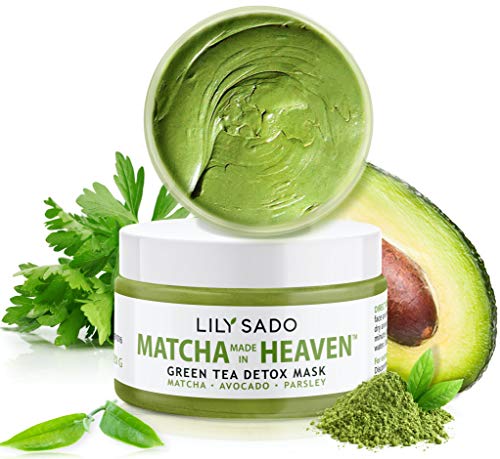 Lily Sado LSMA1 Green Tea Matcha & Avocado Face Mask - Organic Natural Vegan Facial Mask cover