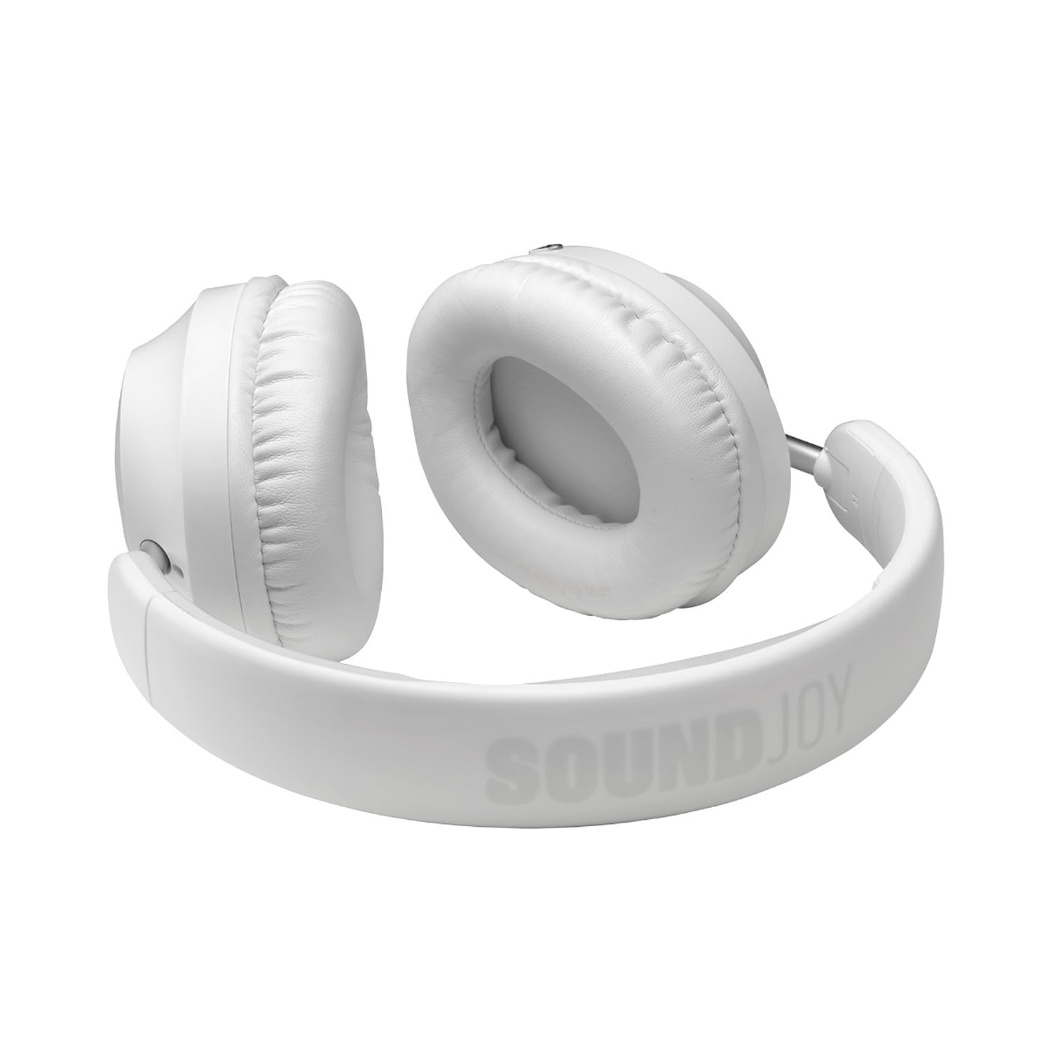 Słuchawki bezprzewodowe SoundJoy HS4080/HS4081 Bluetooth 6.0 45 godzin pracy na baterii USB-C szybkie ładowanie ANC 18 dB tryb gamingowy ENC mikrofon AUX 3,5 mm wygodne, lekkie etui (Biały)