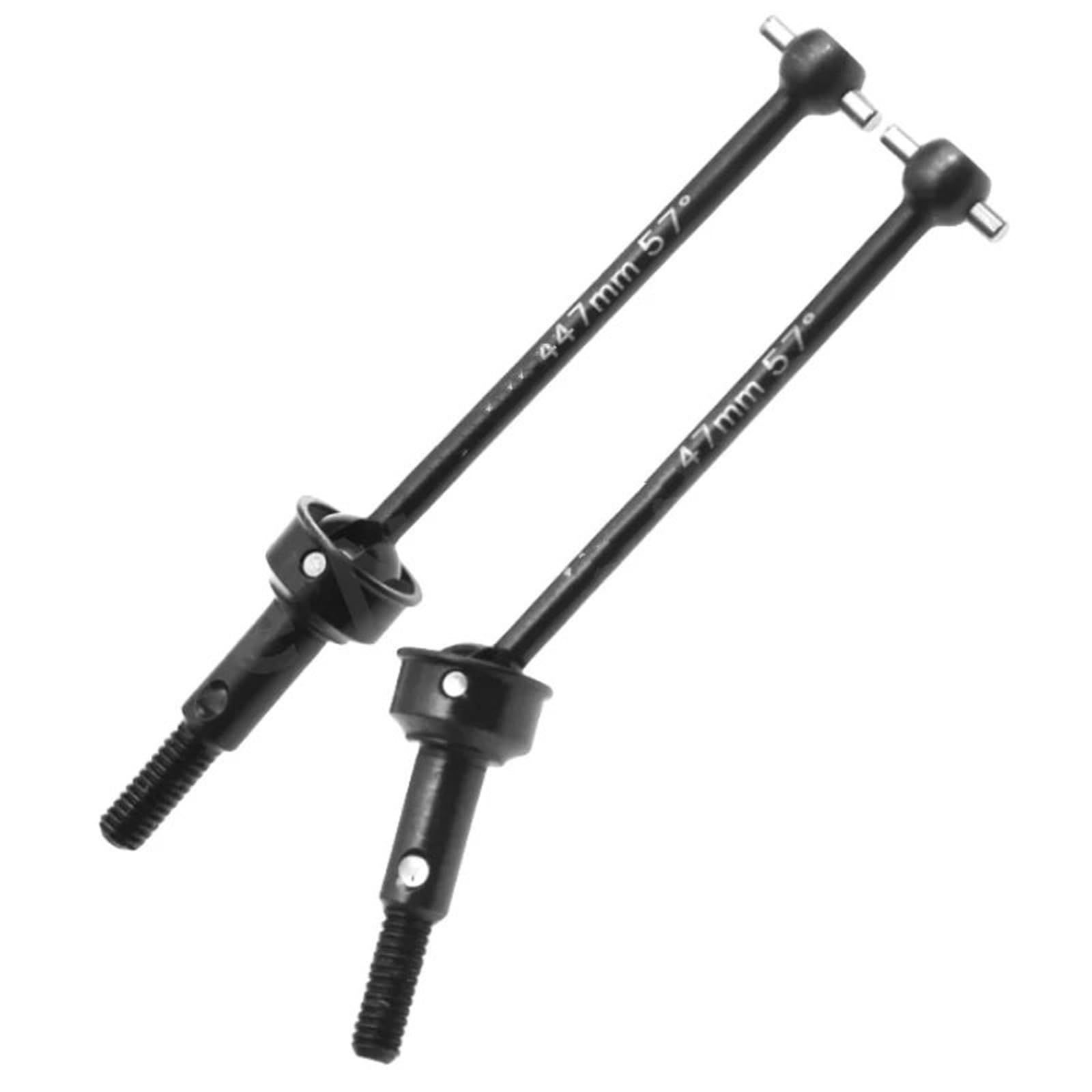 2 sztuki YD2/YD-4 Y4-010-A 47mm Bone Universal Drive Shaft CVD Parts Akcesoria do 1:10 4WD RC Drift Car Wały napędowe