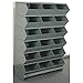 Stackbin - 3-418SSPB - Sectional Stacking Bin Units: 37 in x 21/2 in x 55 3/4 in, Pallet, 18 Compartments