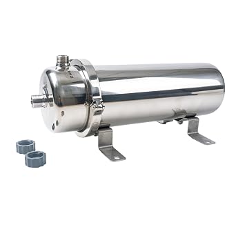 Ultrafiltration Water Purifier PVDF Water Filter 1000L/h Household Kitchen Straight Ultrafilter 304 Stainless Steel